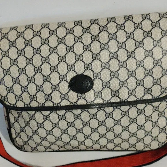 Gucci Blue Messenger Bag/Wallets Authentic Vintage - Picture 7 of 16